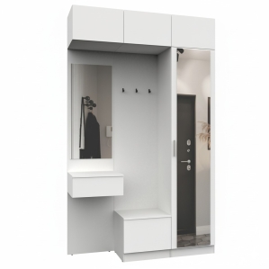 Набор мебели для прихожей "Марсель-206" МР 01-206 В2490 Ш1500 Г420 (ЛД..